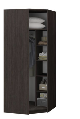 Угловой Шкаф Майа Венге/Белфорт (Ш-850 х В-2216 х Г-850 мм)
