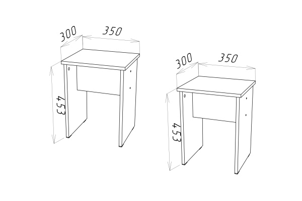 Комплект табуретов STERN белый