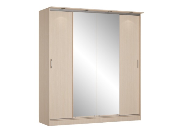 Шкаф-Купе Альба-3 (Ш-2000 х В-2220 х Г-720 мм)/Разные Цвета