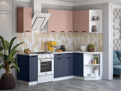 Кухонный Гарнитур Угловой Техас NEW 1700 Х 1300 мм/Разные Цвета