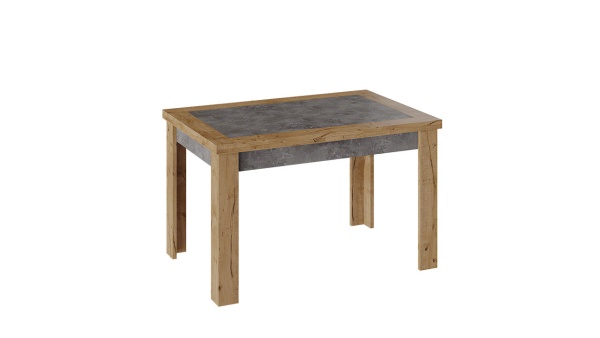 Стол Раздвижной «Хьюстон» тип 4 Дуб Вотан/Моод Темный/Д-1200/2300 мм x Ш-800 мм x В-750 мм